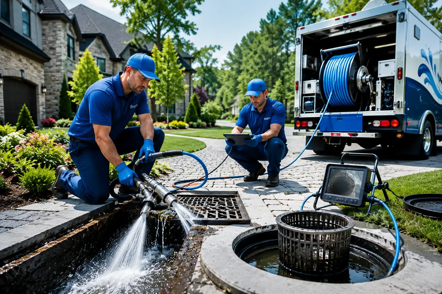 Local outdoor drain cleaning professionals in Roanoke, LA